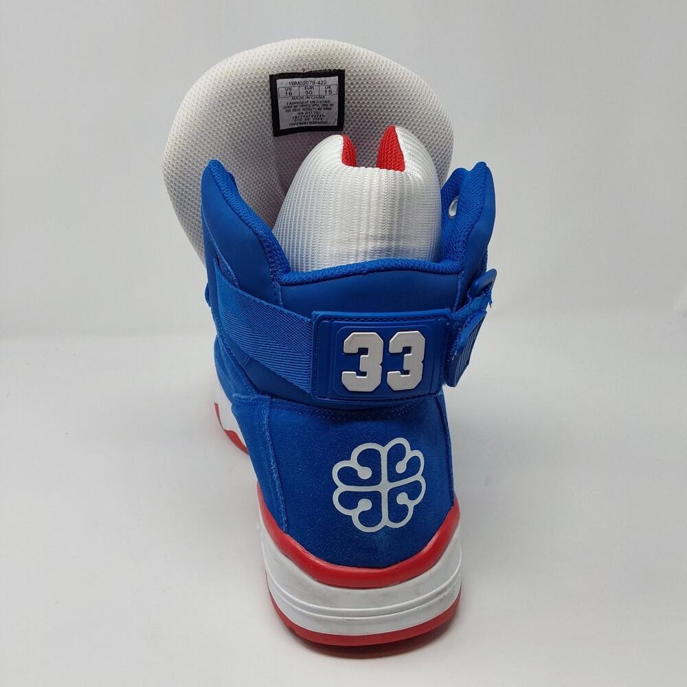 Ewing Athletics Patrick Ewing Montreal Blue Red White Size 16 Shoes - Picture 13 of 15